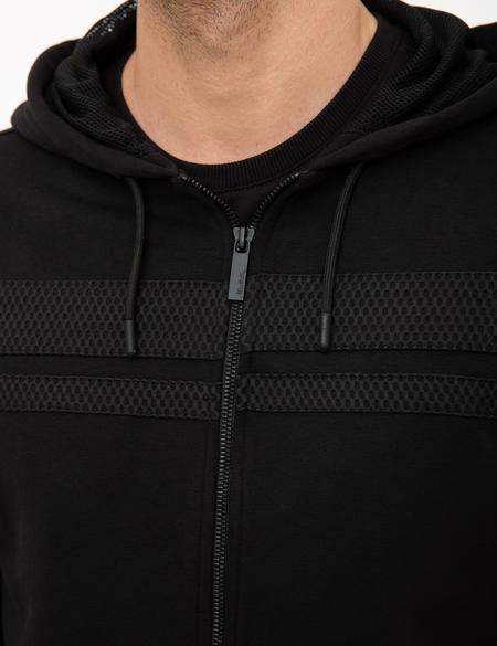 Siyah Regular Fit Sweatshirt - 50210607017