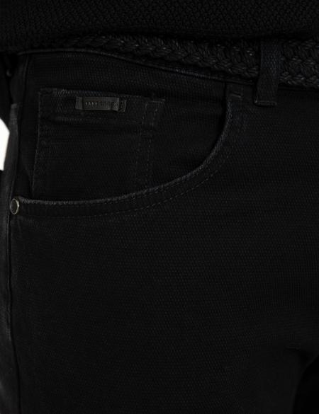 Siyah Slim Fit Denim Pantolon - 50214465026