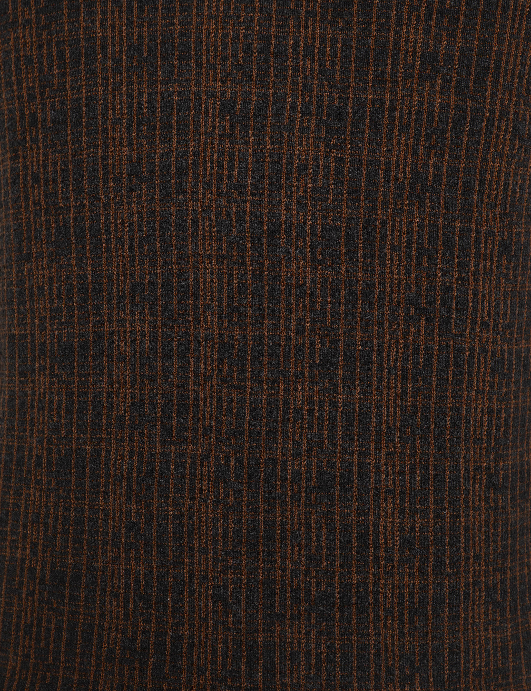 Antrasit Gri Melanj Slim Fit V Yaka Triko Kazak - Image 6