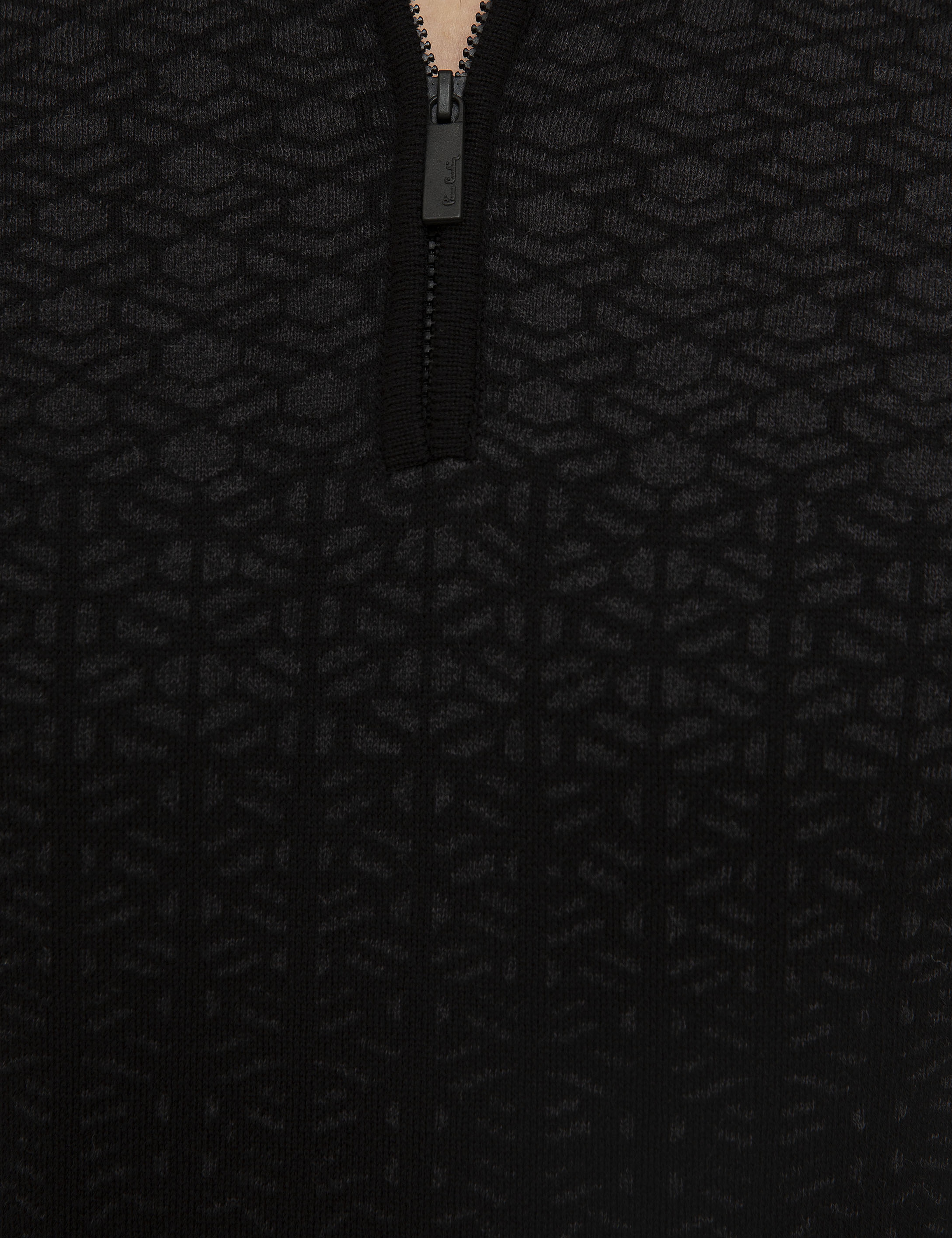 Siyah Slim Fit Triko Kazak
