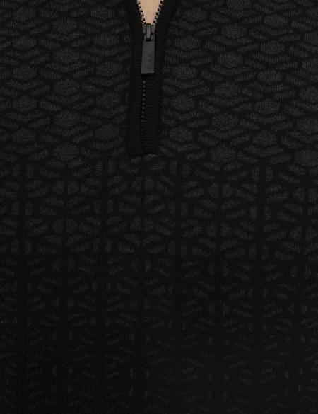 Siyah Slim Fit Triko Kazak - 50209907006