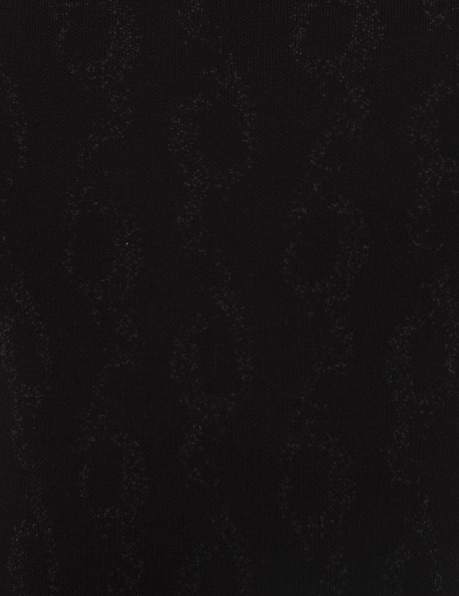 Siyah Slim Fit Triko Kazak