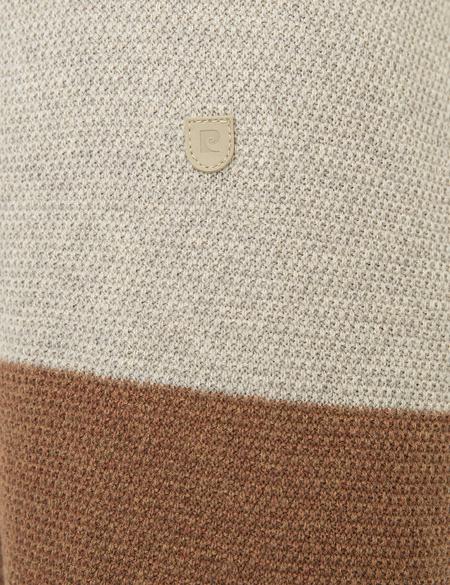 Kum Melanj Real Slim Fit Bisiklet Yaka Triko Kazak - 50209934044