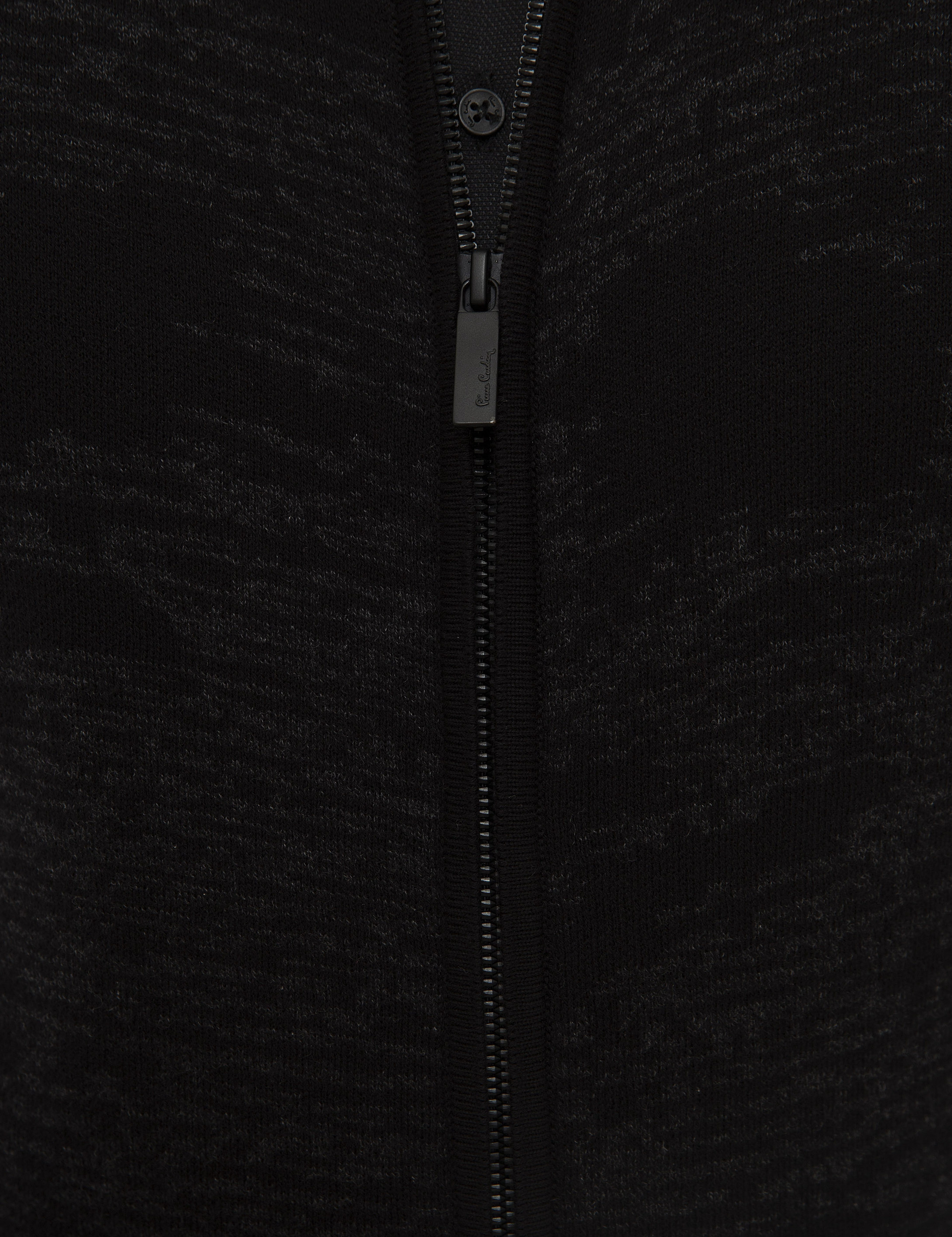 Siyah Slim Fit Triko Hırka - Image 6