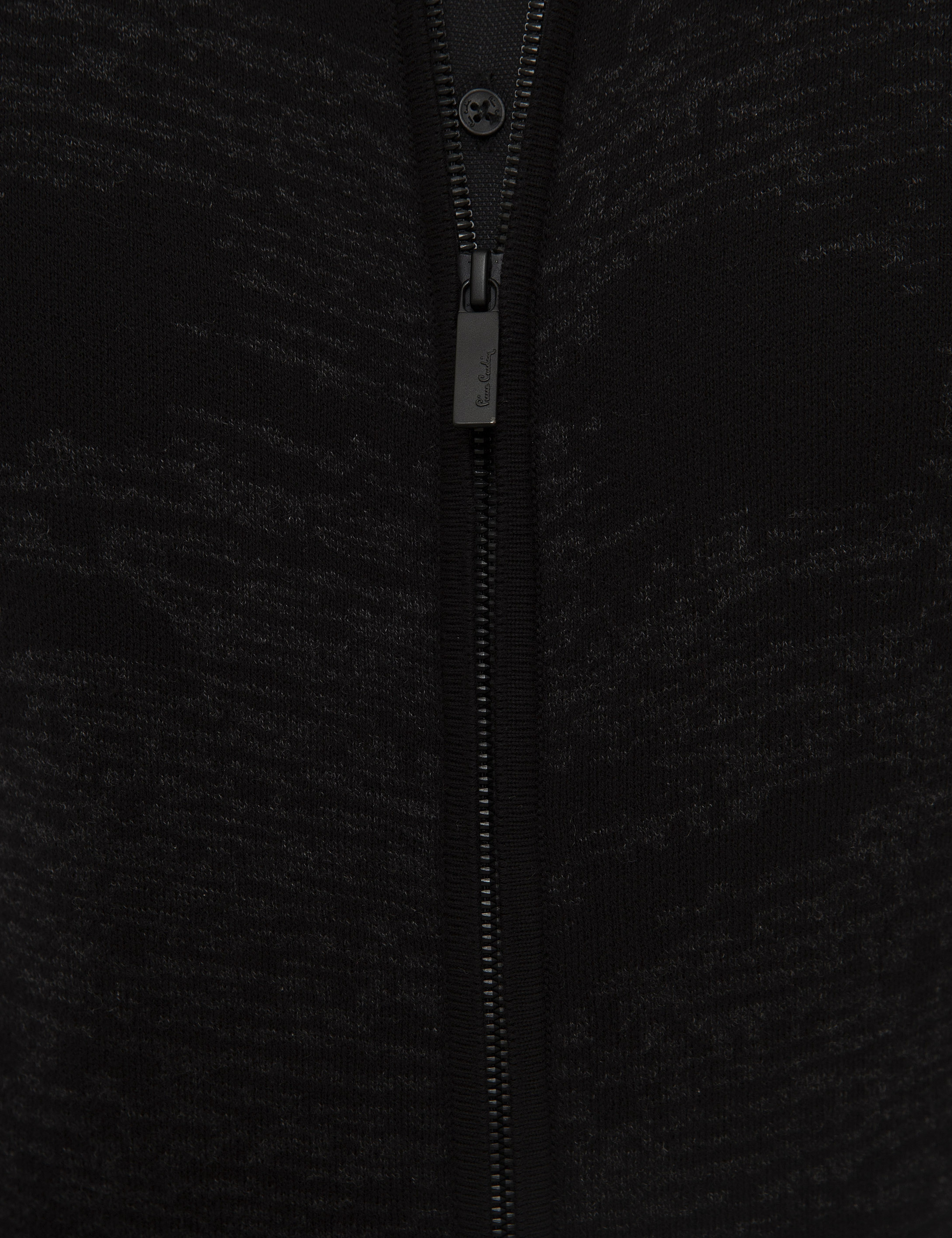 Siyah Slim Fit Triko Hırka