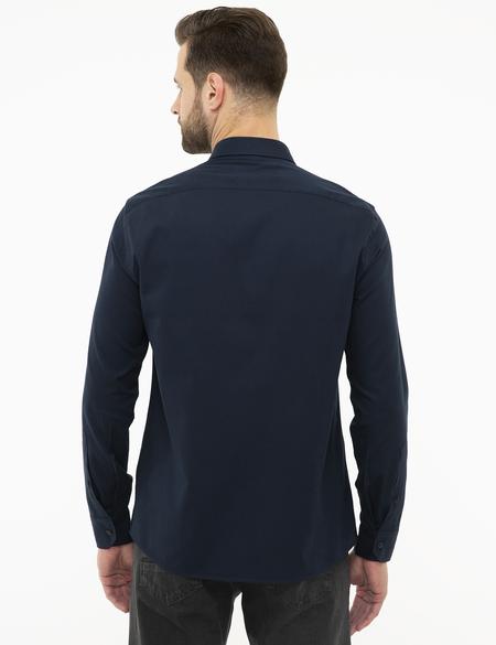 Lacivert Slim Fit Gömlek - 50209610008