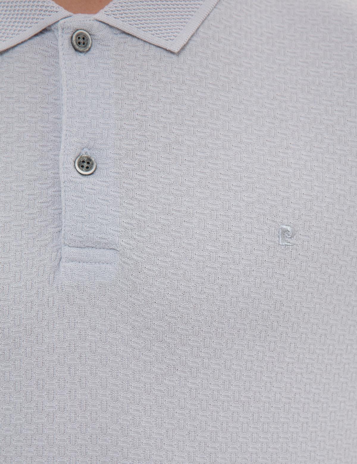 Gri Slim Fit Polo Yaka T-Shirt - 50210431059