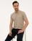 Bej Slim Fit Polo Yaka T-Shirt