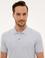 Gri Slim Fit Polo Yaka T-Shirt