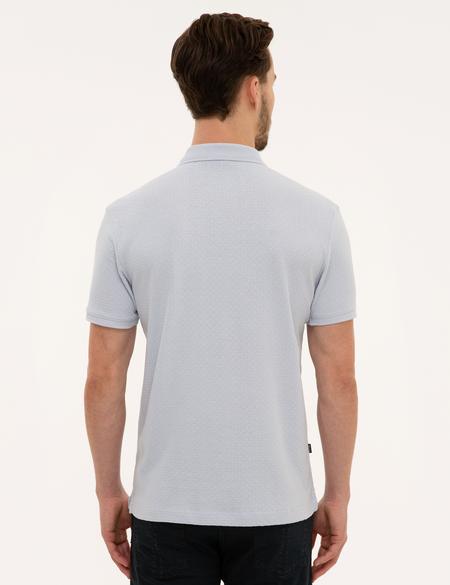 Gri Slim Fit Polo Yaka T-Shirt - 50210431059