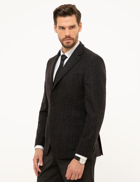 Bordo Slim Fit Ceket - 50211375032