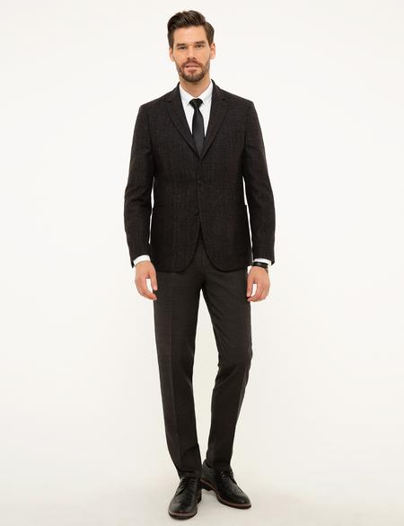 Bordo Slim Fit Ceket - 50211375032