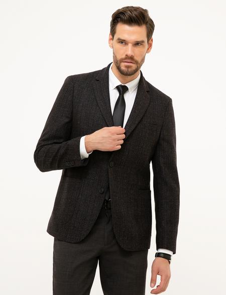 Bordo Slim Fit Ceket - 50211375032