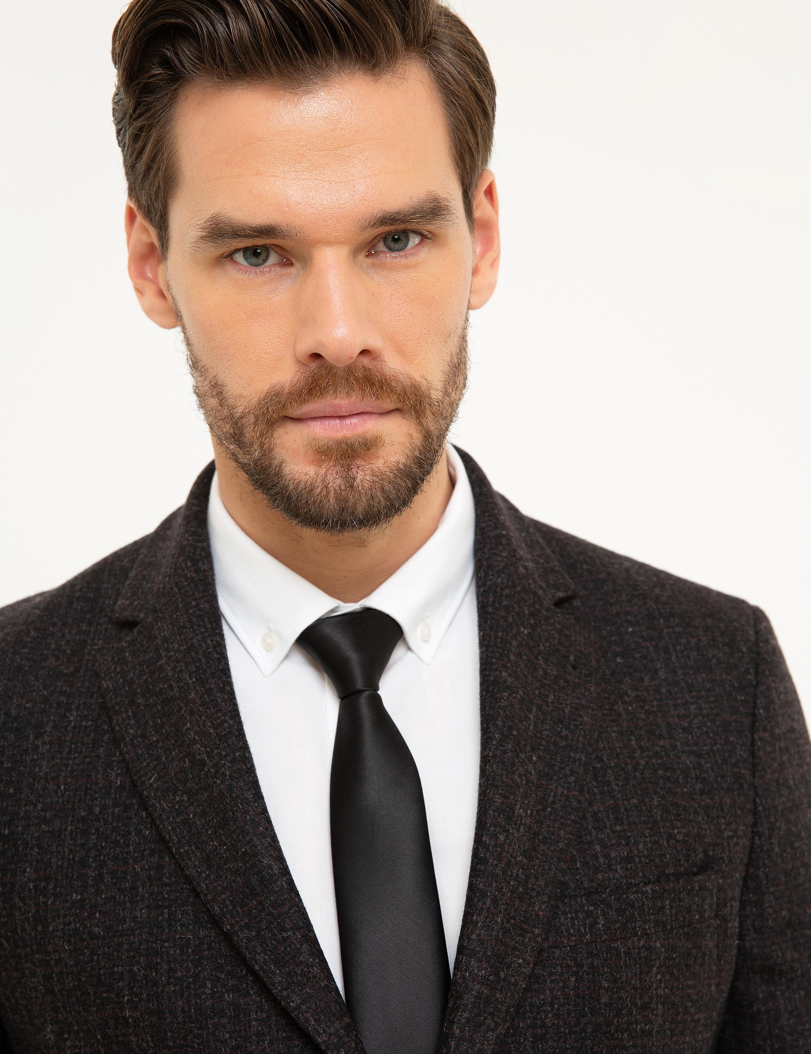 Bordo Slim Fit Ceket