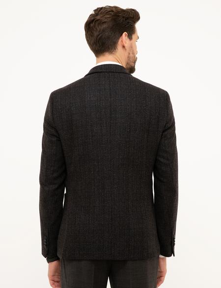 Bordo Slim Fit Ceket - 50211375032