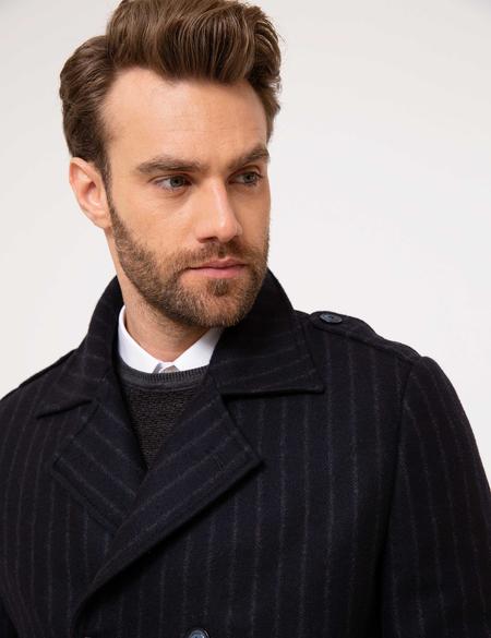 Lacivert Slim Fit Kaban - 50209904015