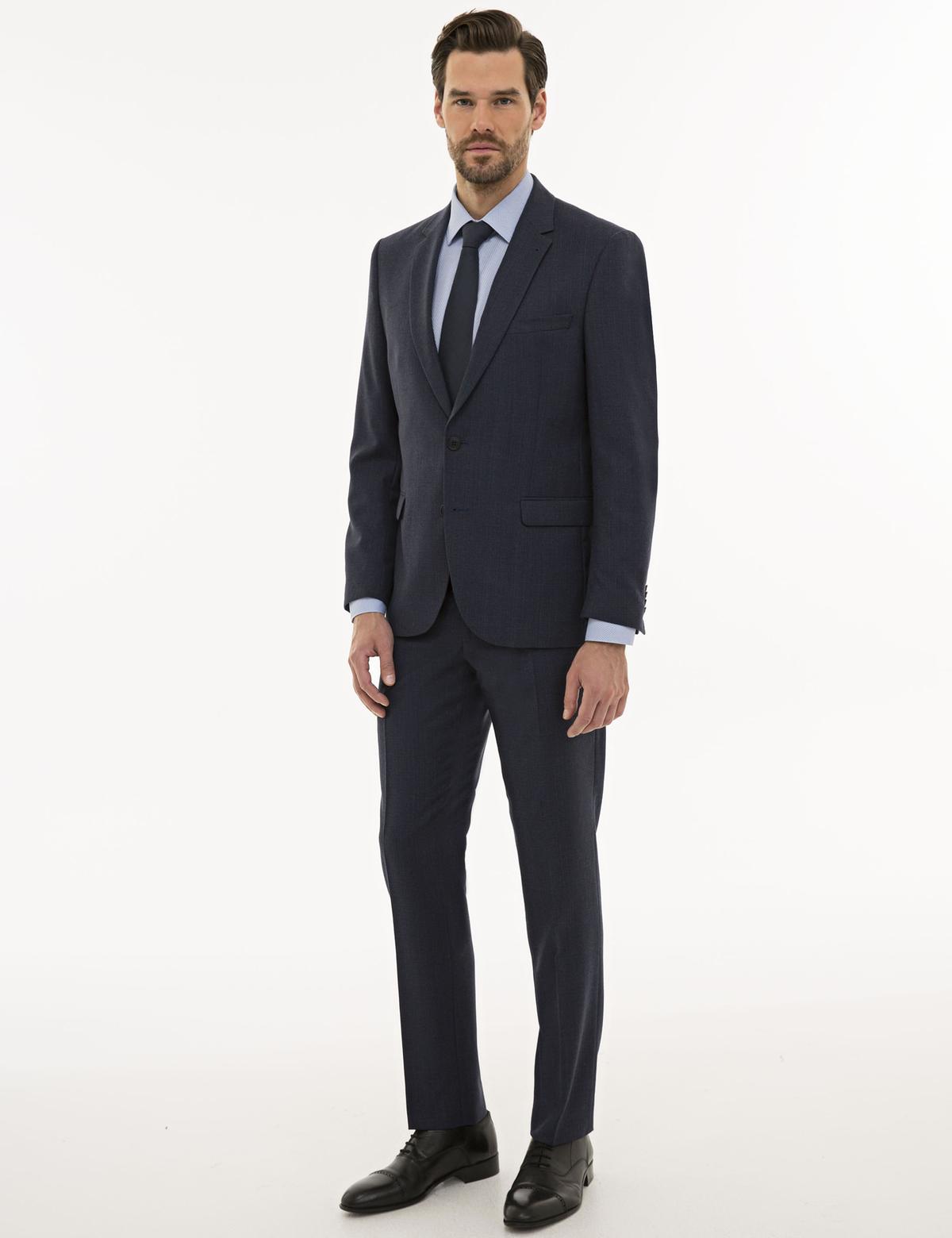 Koyu Mavi Slim Fit Takım Elbise - 50210245042