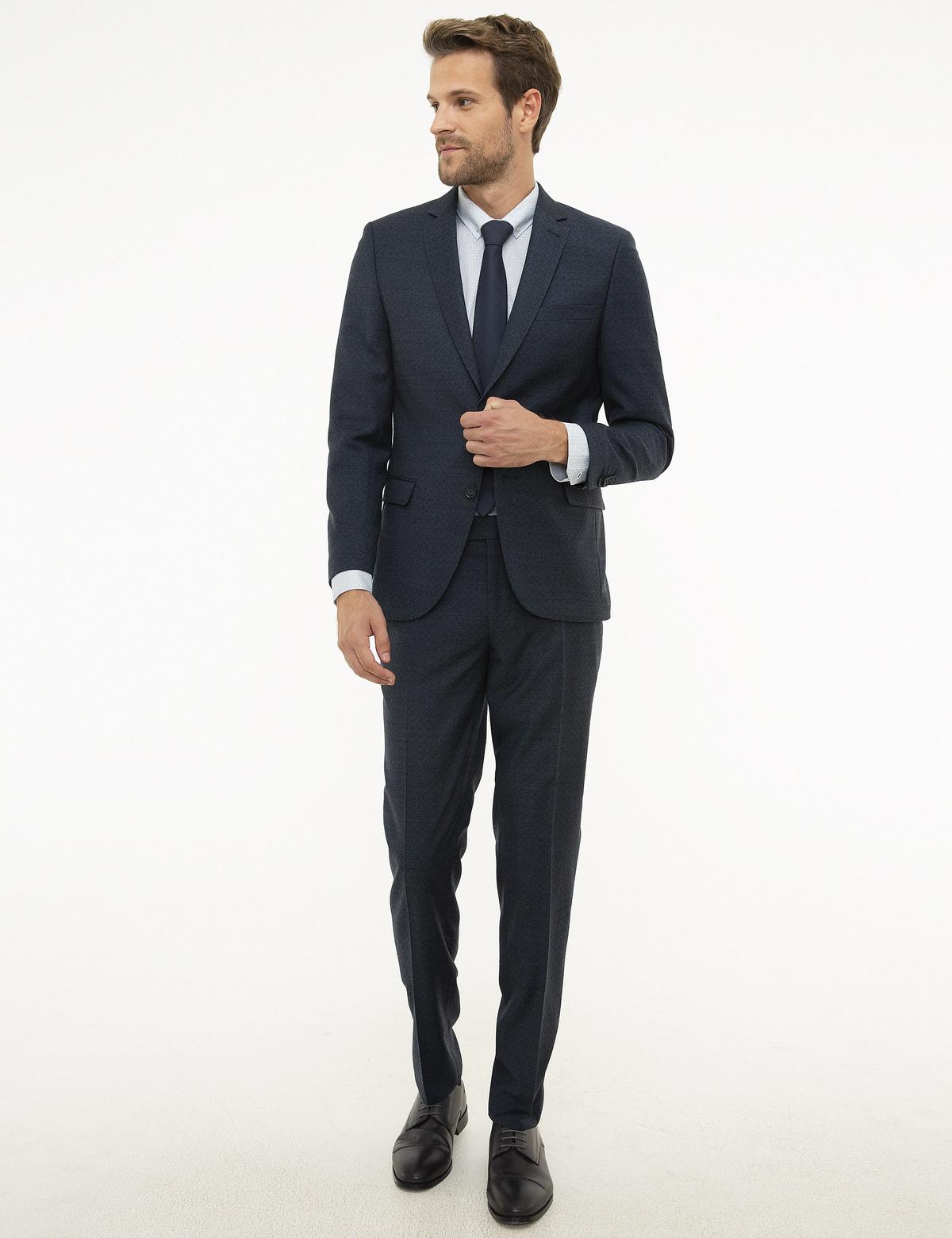 Lacivert Ex. Slim Fit Takım Elbise