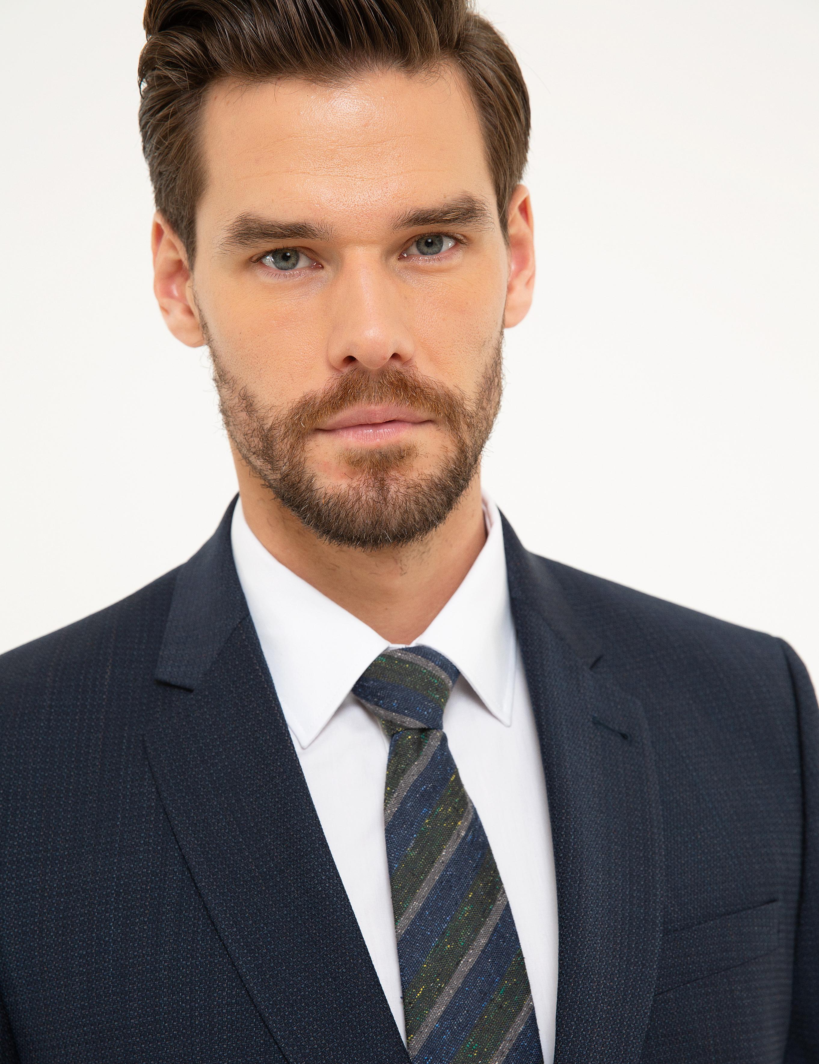 Lacivert Slim Fit Takım Elbise