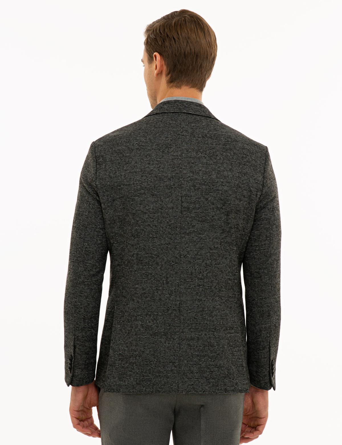 Füme Slim Fit Ceket - 50213699050