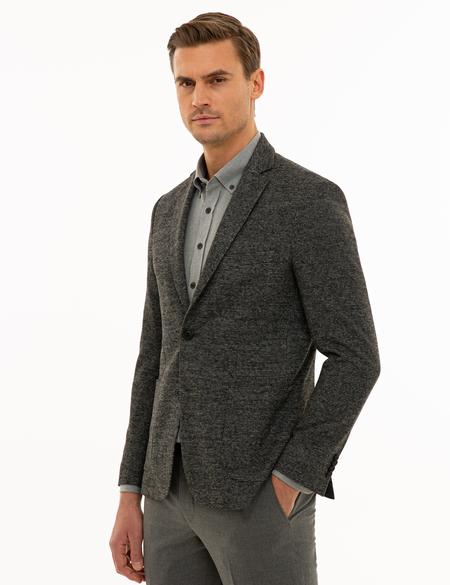 Füme Slim Fit Ceket - 50213699050