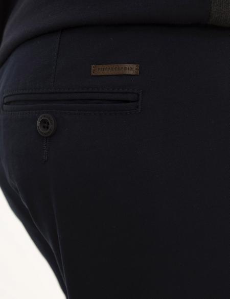 Lacivert Slim Fit Kanvas Pantolon - 50214908067