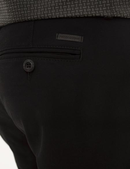 Siyah Slim Fit Kanvas Pantolon - 50214908079