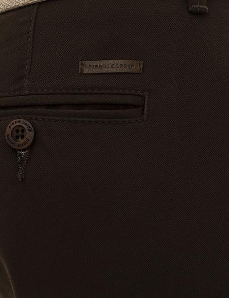 Kahverengi Slim Fit Kanvas Pantolon - 50214908057