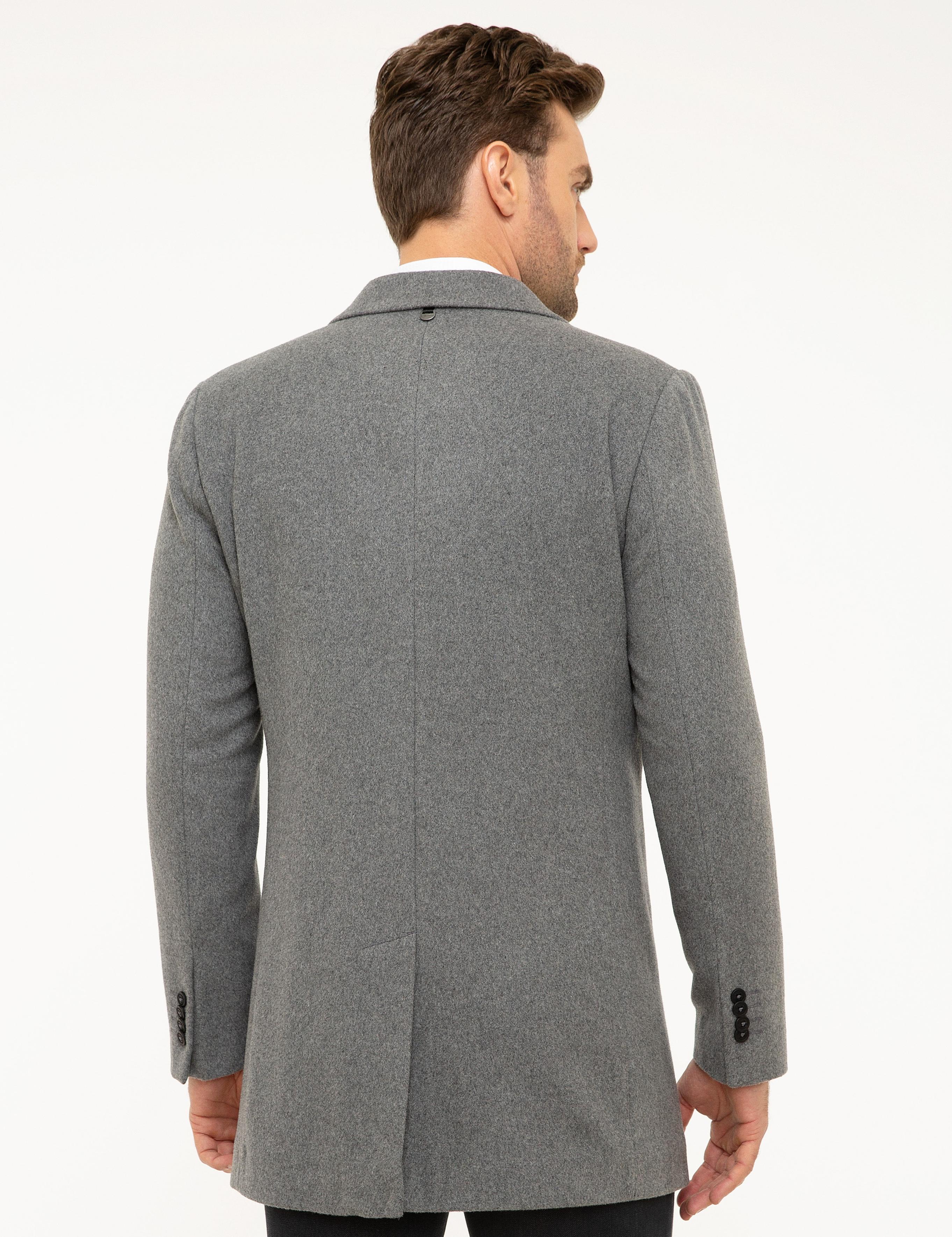 Gri Ex.Slim Fit Kaban