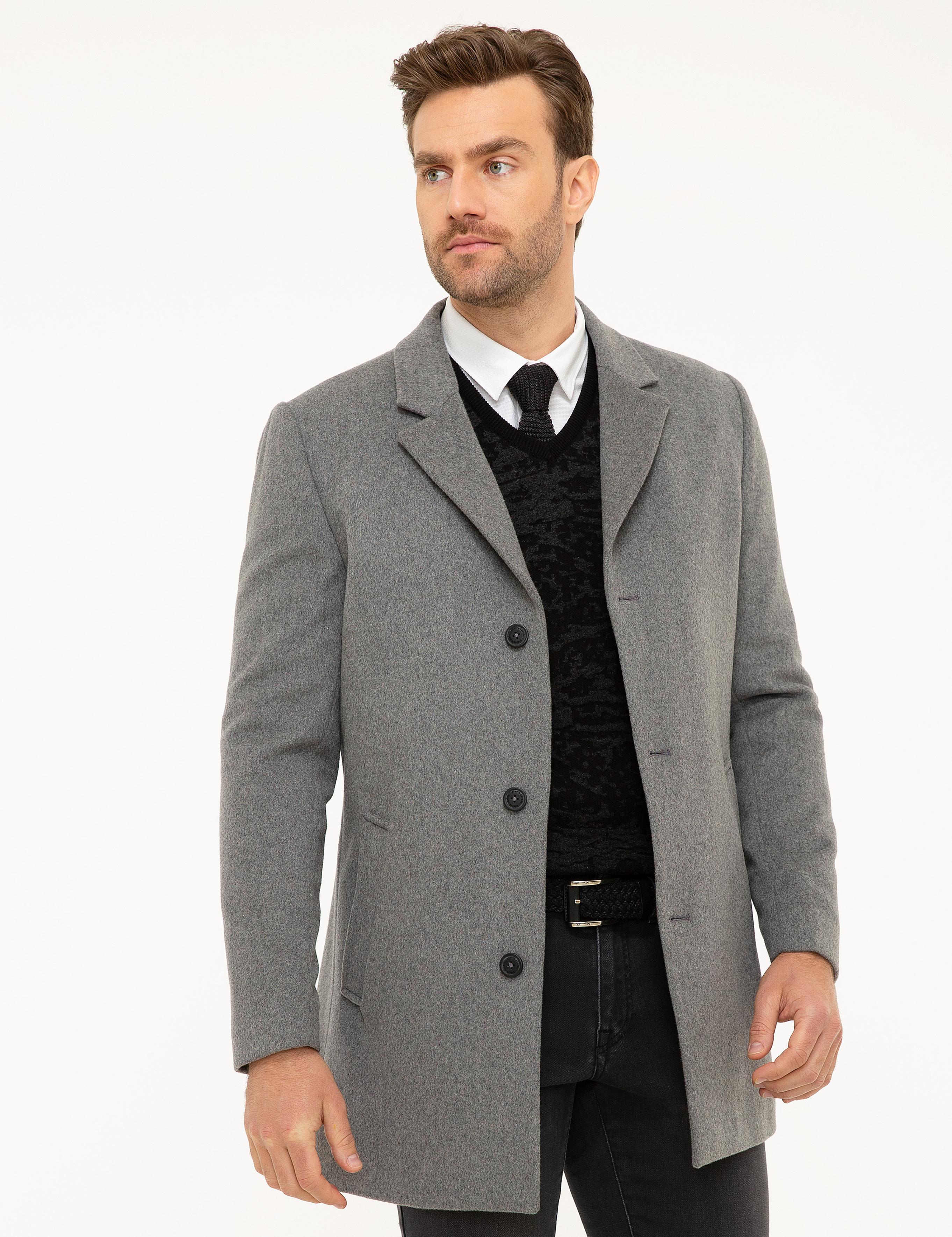 Gri Ex.Slim Fit Kaban