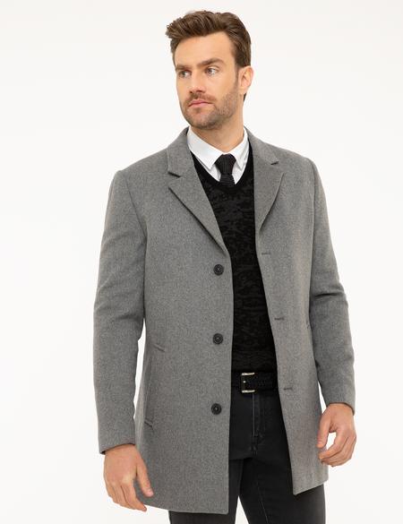 Gri Ex.Slim Fit Kaban - 50214946003