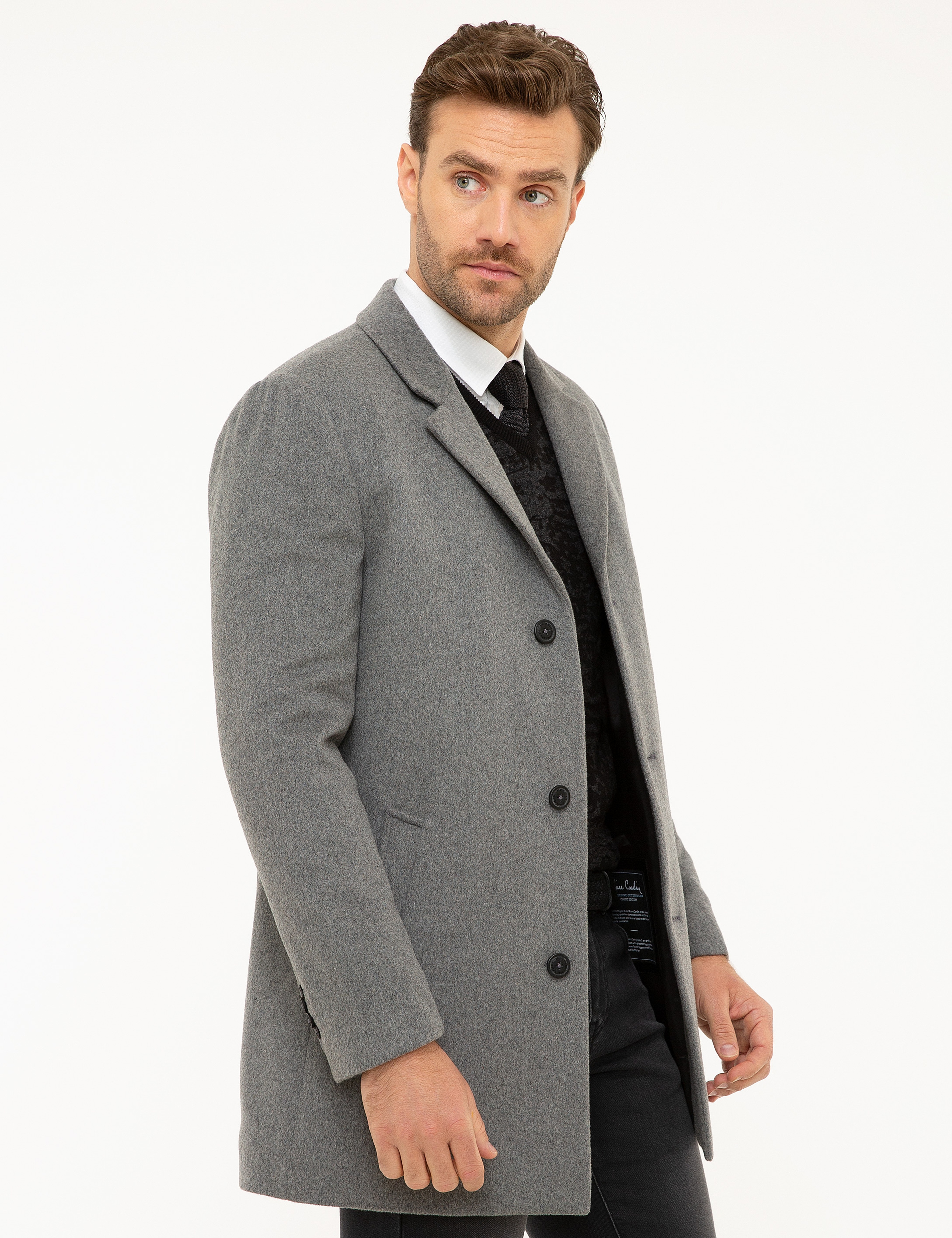 Gri Ex.Slim Fit Kaban