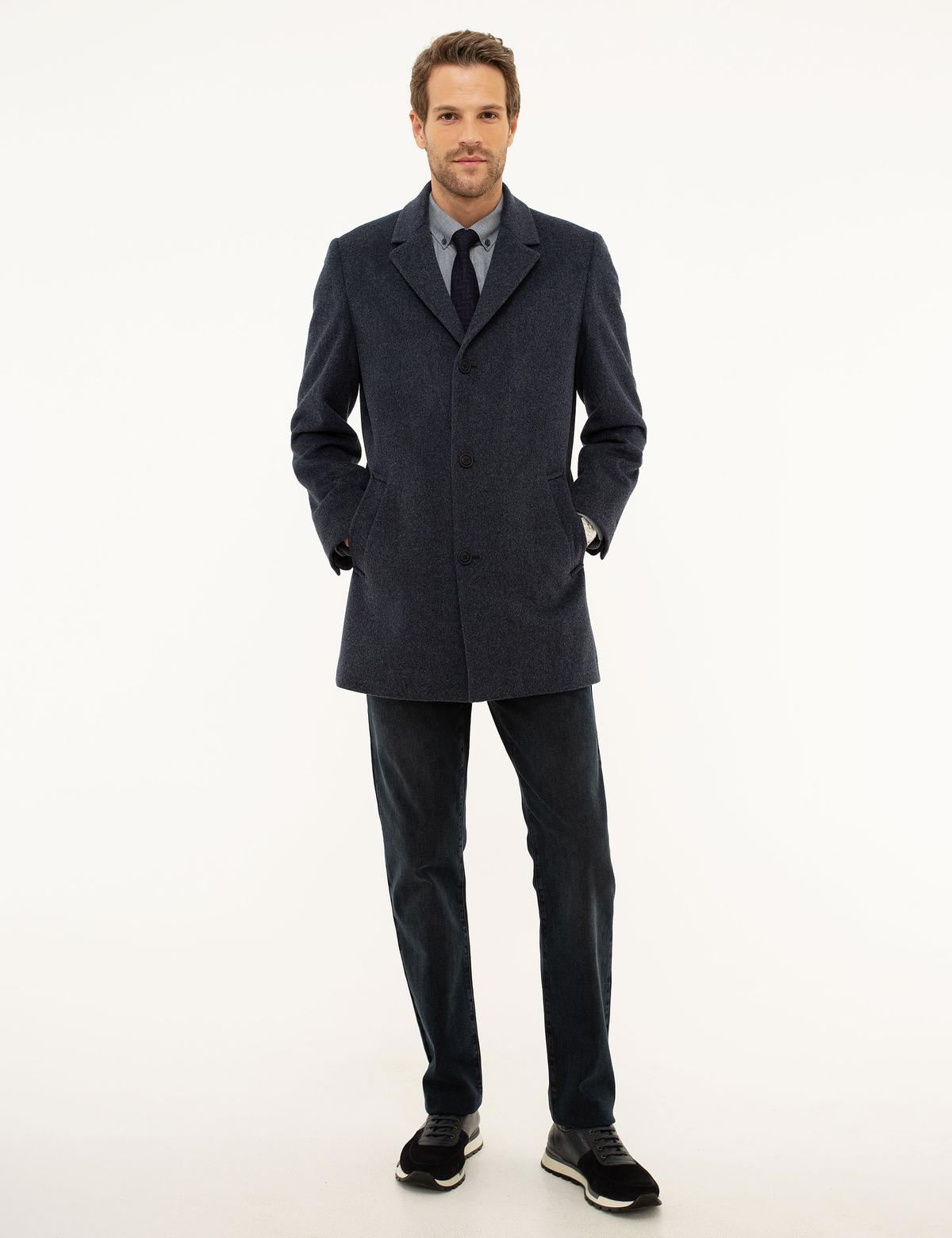 İndigo Ex.Slim Fit Kaban - 50214946012
