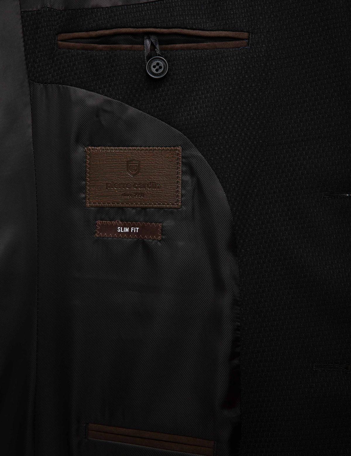 Siyah Slim Ceket - 50215244008