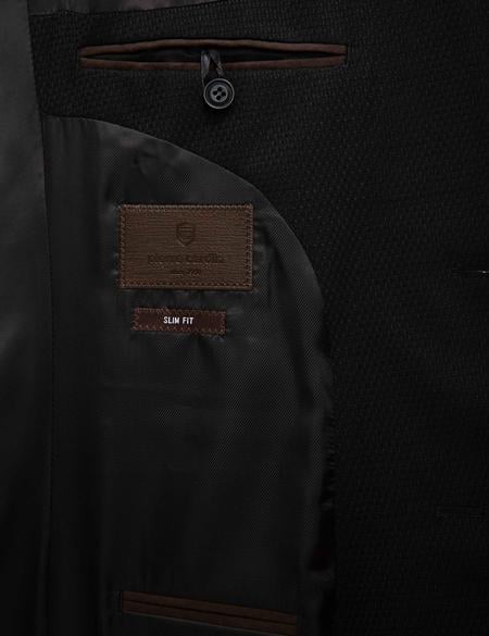 Siyah Slim Ceket - 50215244008