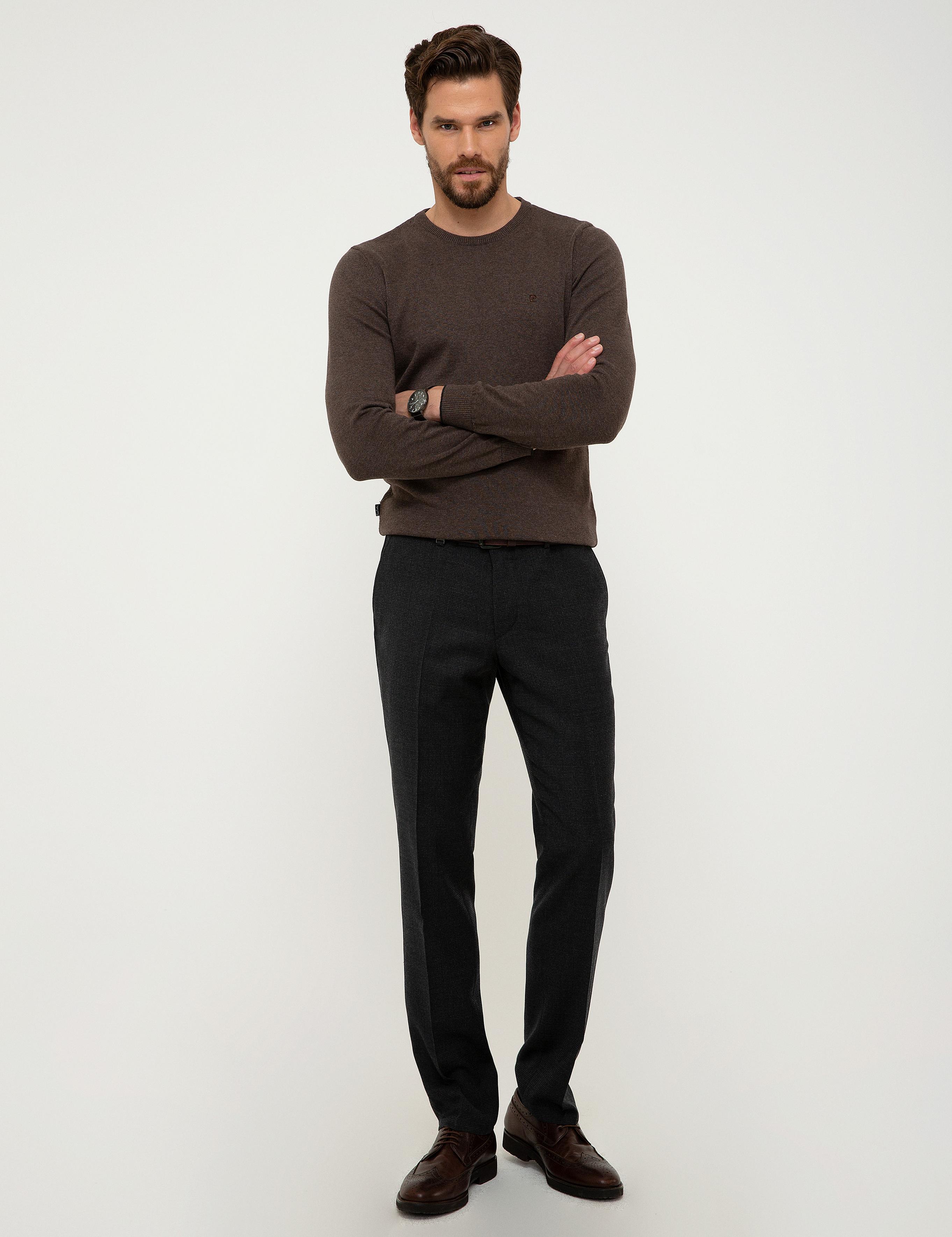 Antrasit Slim Fit Kumaş Pantolon