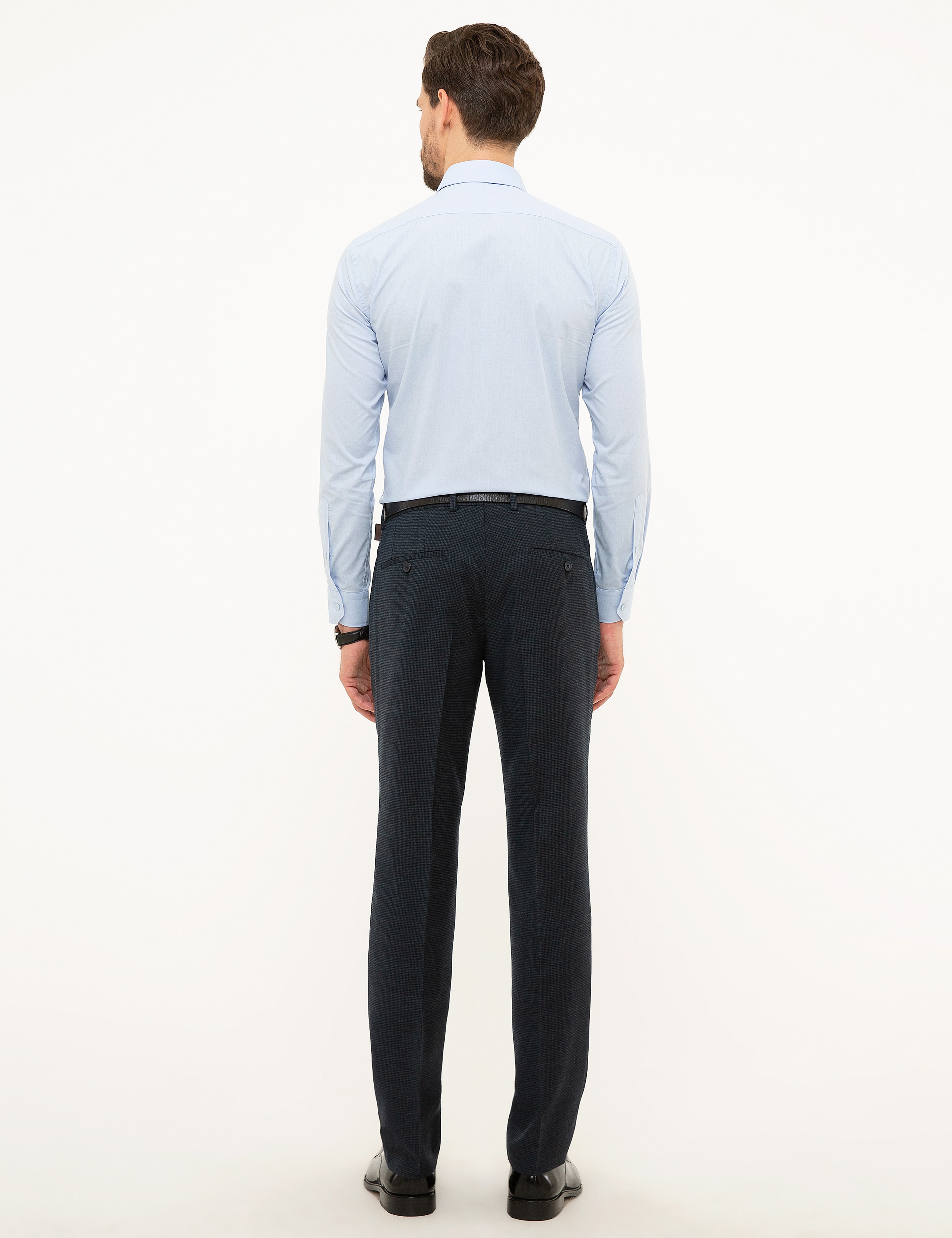 Lacivert Slim Fit Kumaş Pantolon