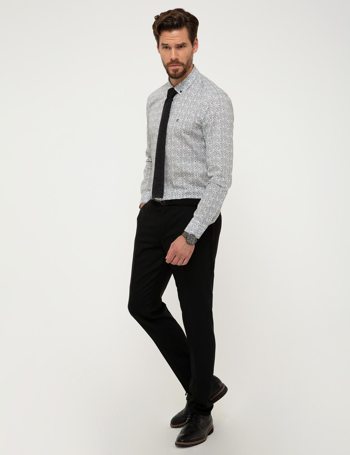 Siyah Slim Fit Pantolon - 50215387021