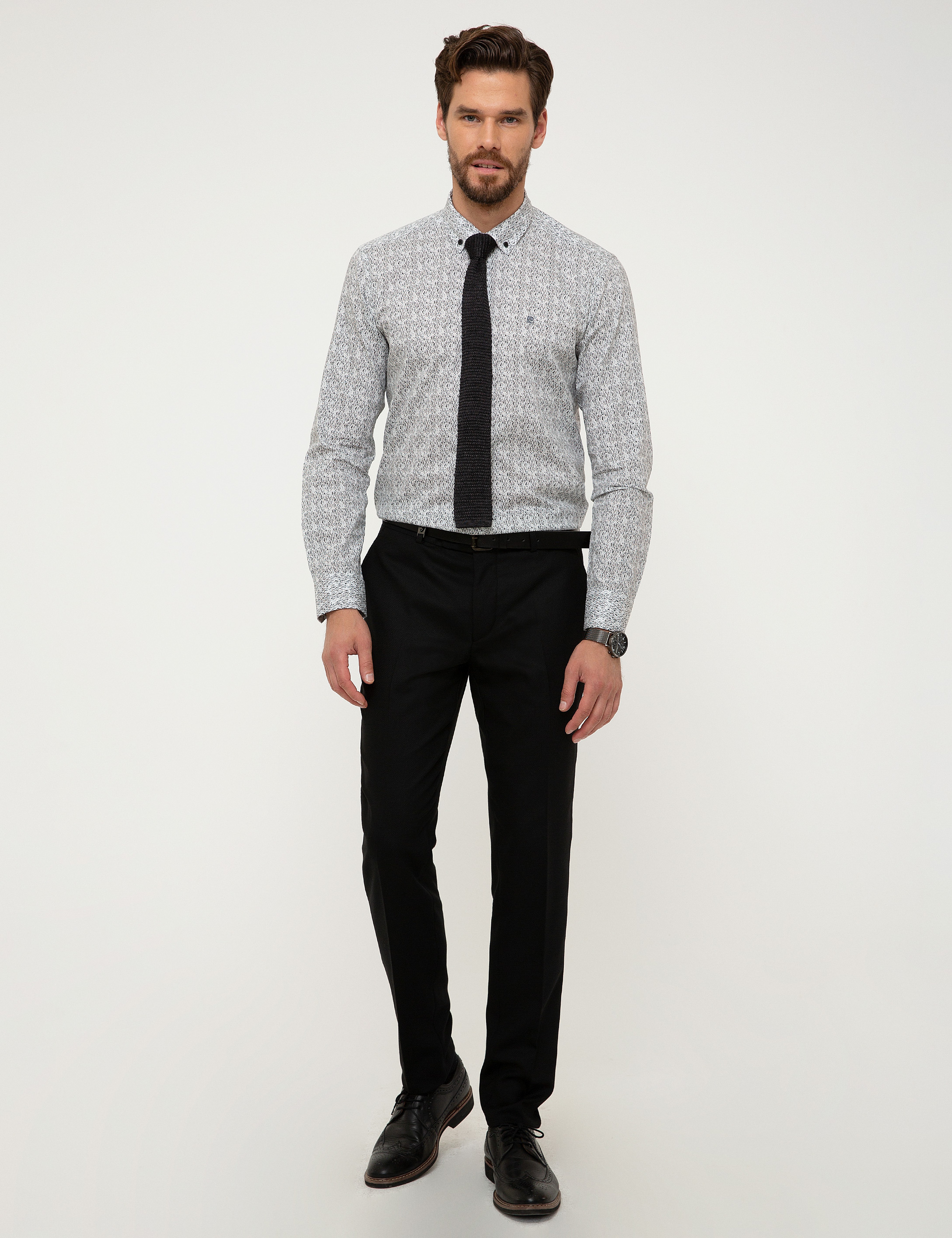 Siyah Slim Fit Pantolon - Image 1