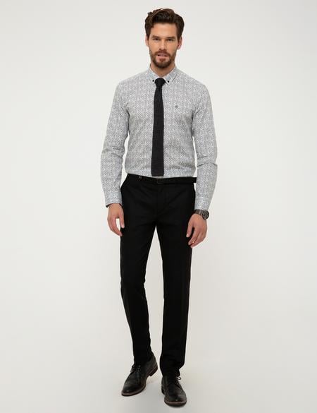 Siyah Slim Fit Pantolon - 50215387021