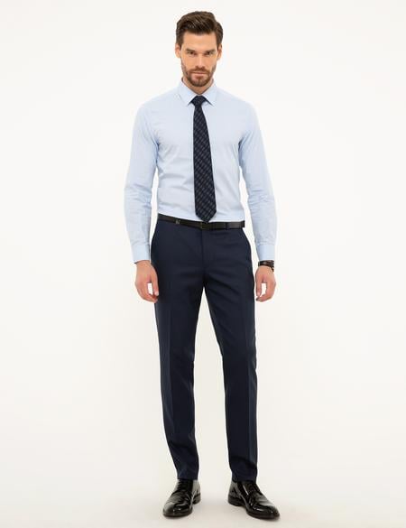 Lacivert Slim Fit Pantolon - 50215387054