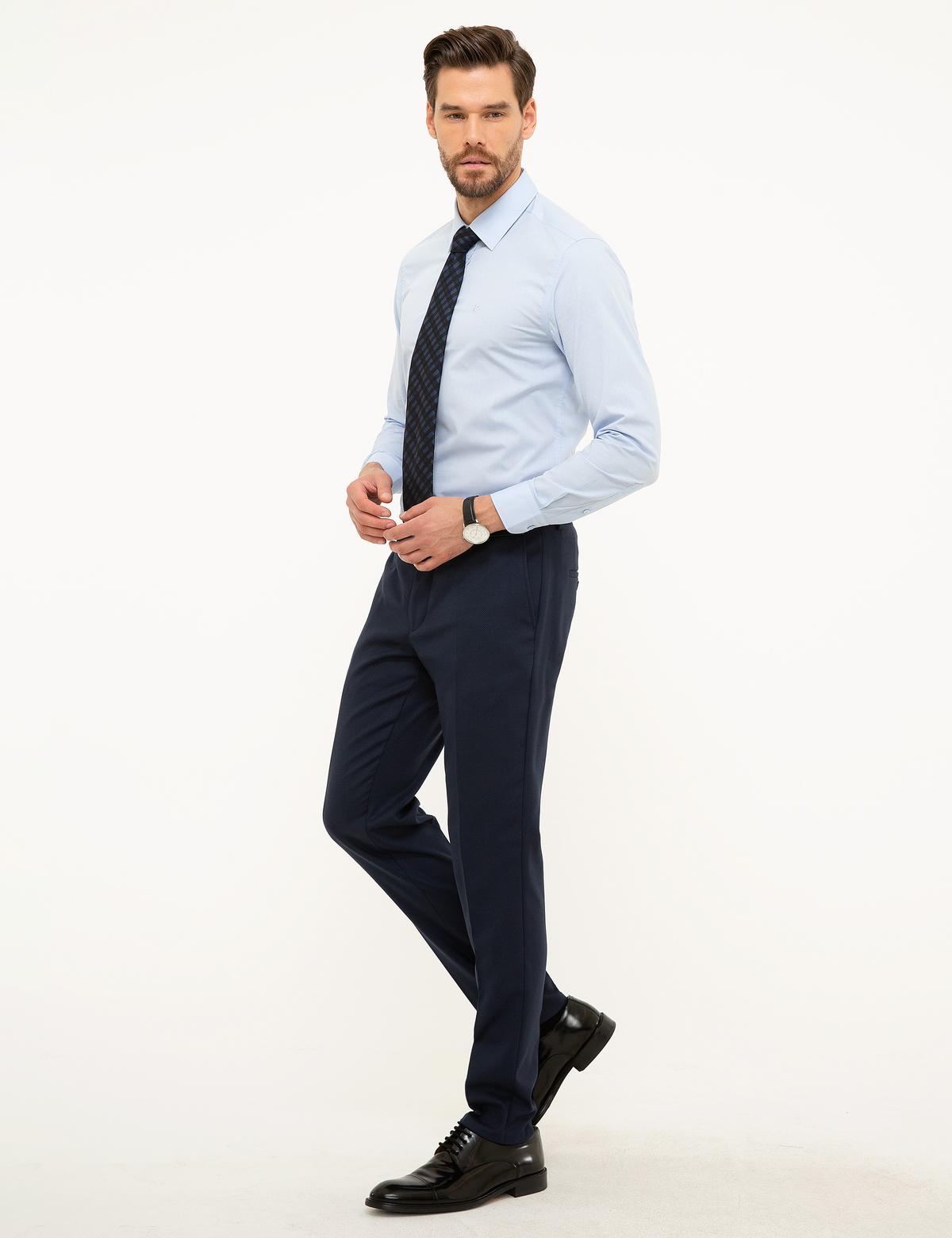 Lacivert Slim Fit Pantolon - 50215387054