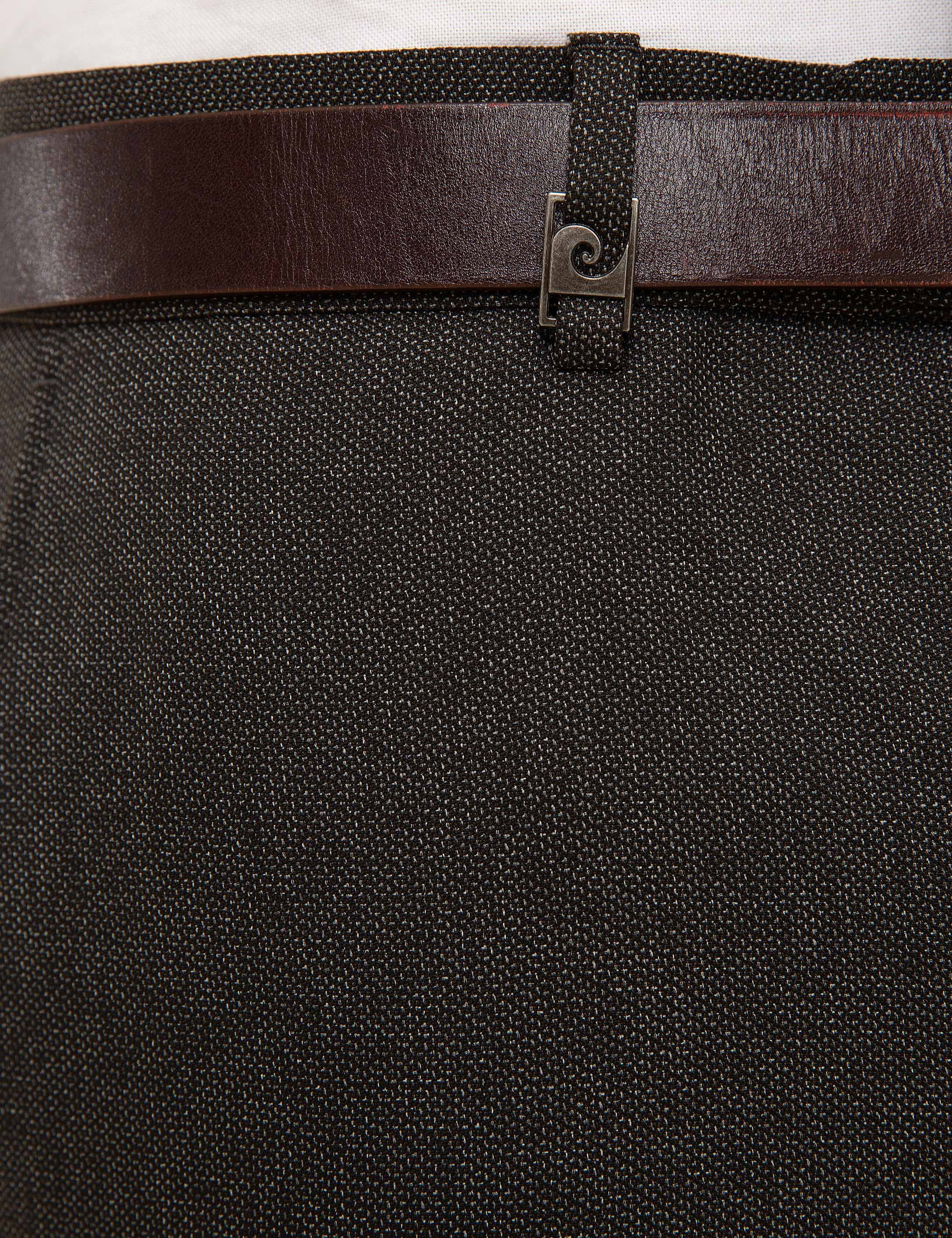 Kahverengi Slim Fit Kumaş Pantolon