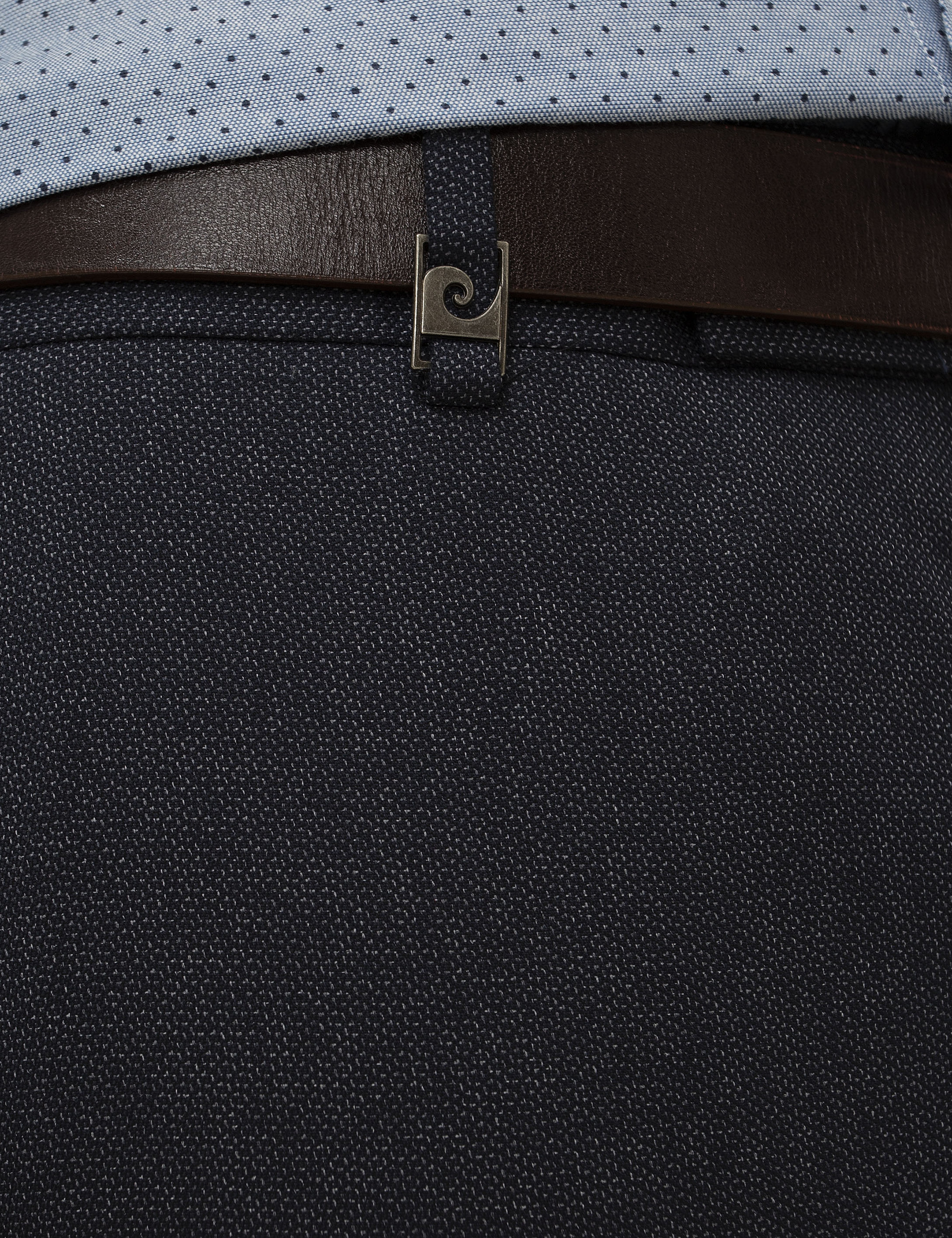 Lacivert Slim Fit Kumaş Pantolon - Image 4