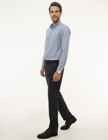 Lacivert Slim Fit Kumaş Pantolon - 50215389039