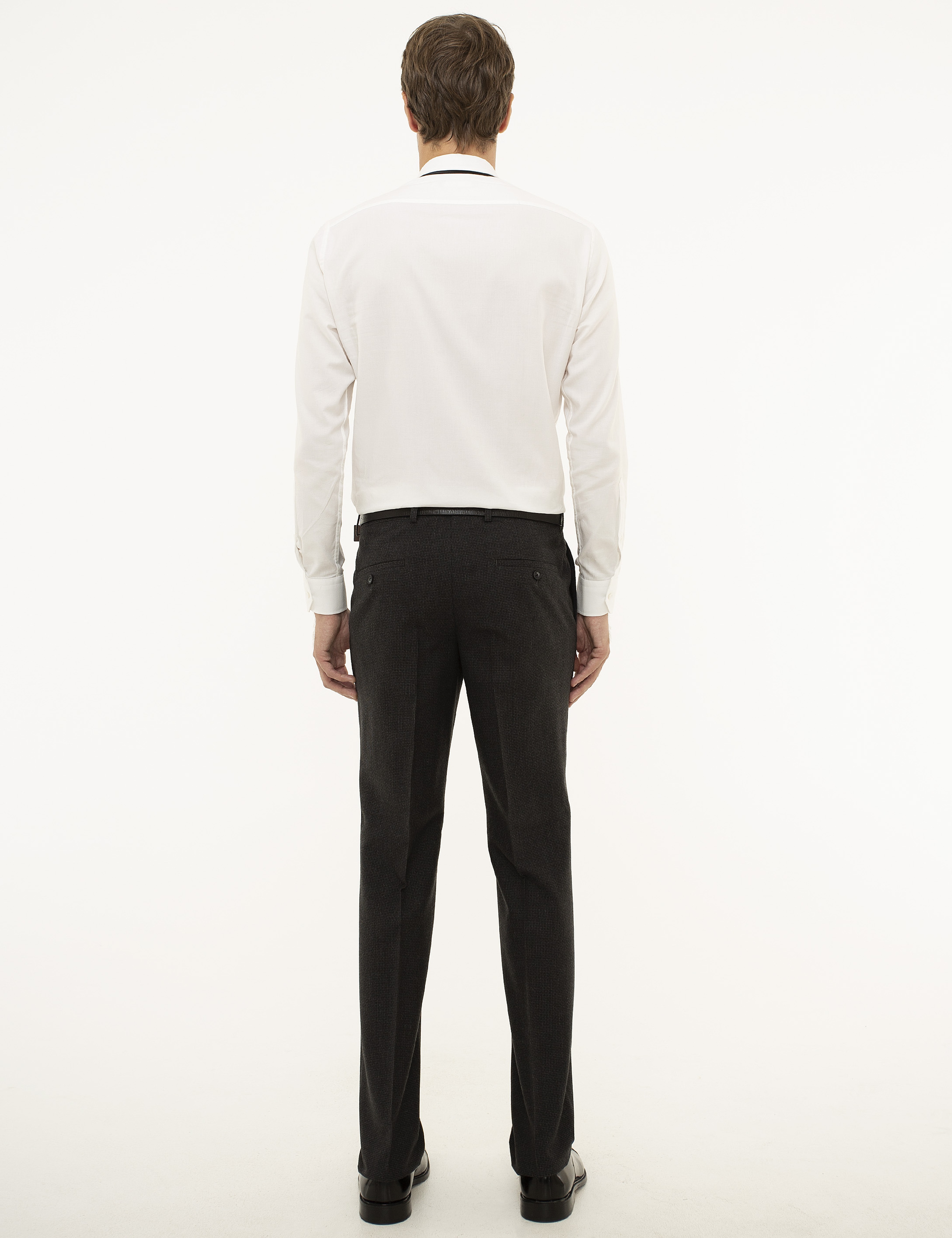 Antrasit Slim Fit Kumaş Pantolon