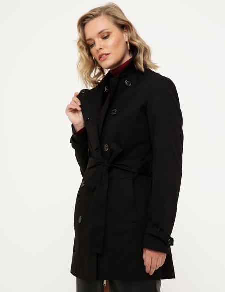 Siyah Kaşe Kaban - 50215679007