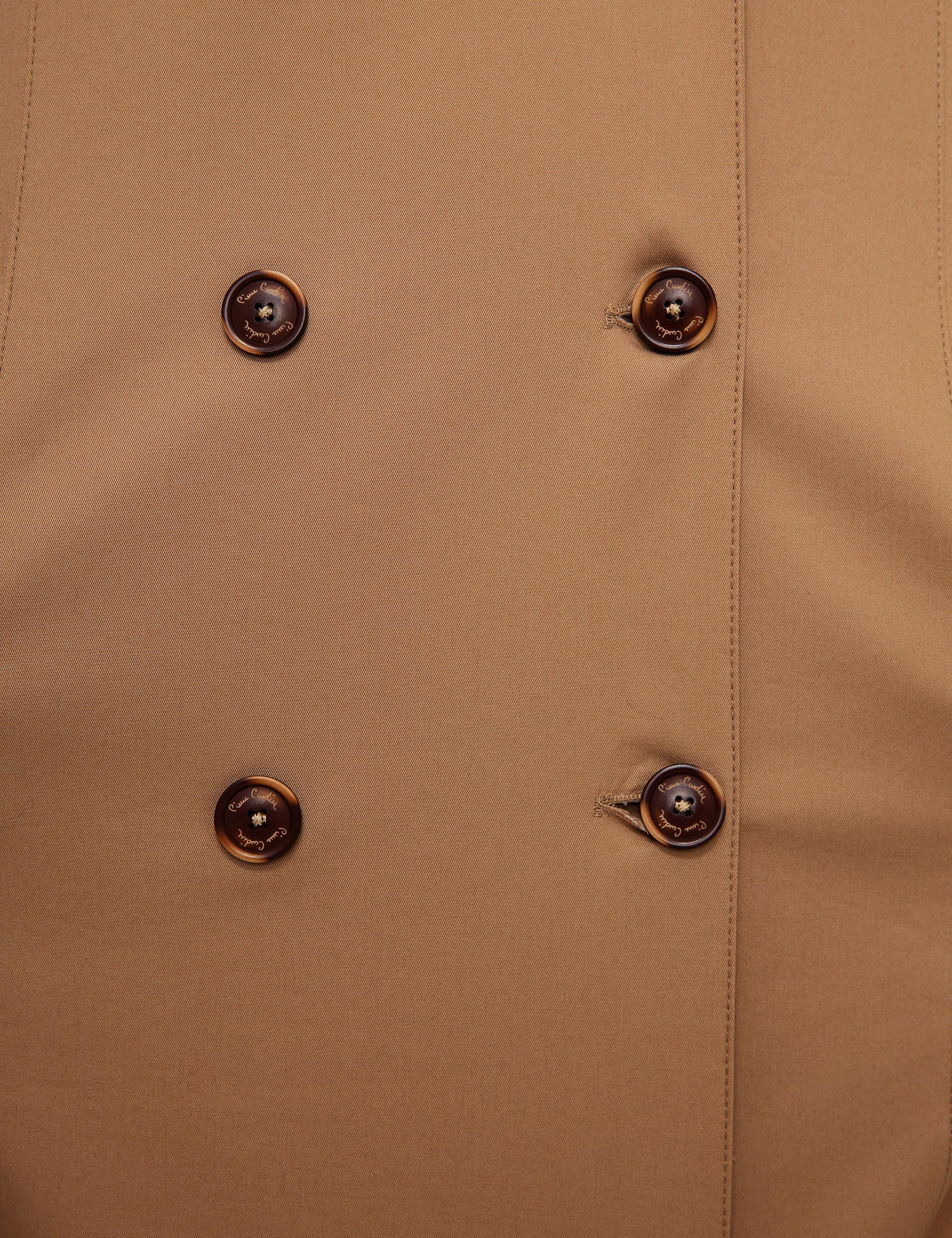 Camel Standart Fit Trençkot - Image 6