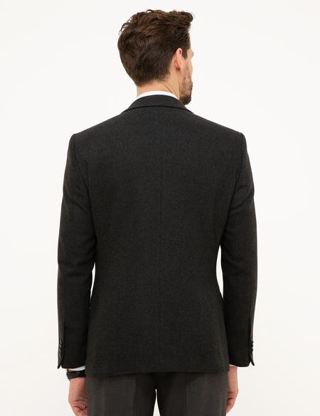 Siyah Ekstra Slim Fit Ceket - 50215705005