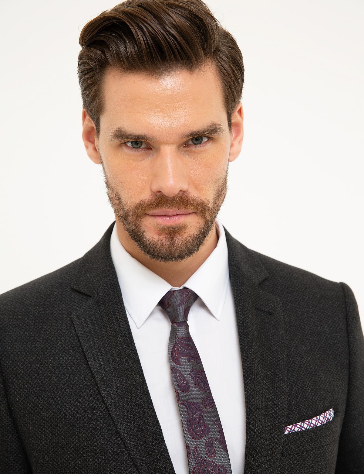 Siyah Ekstra Slim Fit Ceket - 50215705005